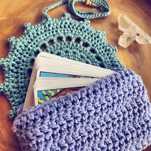 Crochet Tarot Bag Pouch